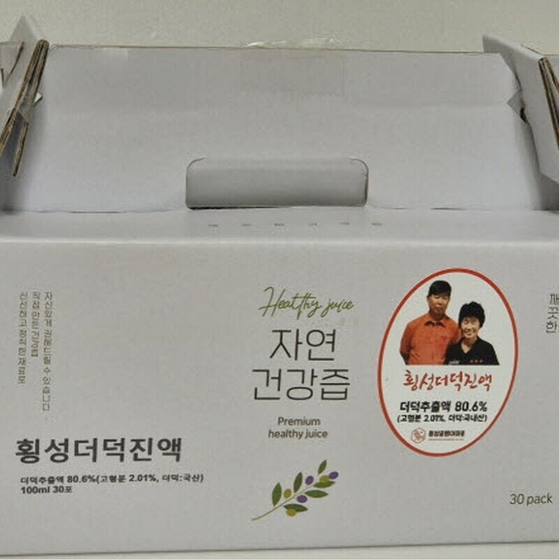 횡성몰,횡성굼벵이마을, 횡성더덕진액 (100㎖×30팩)